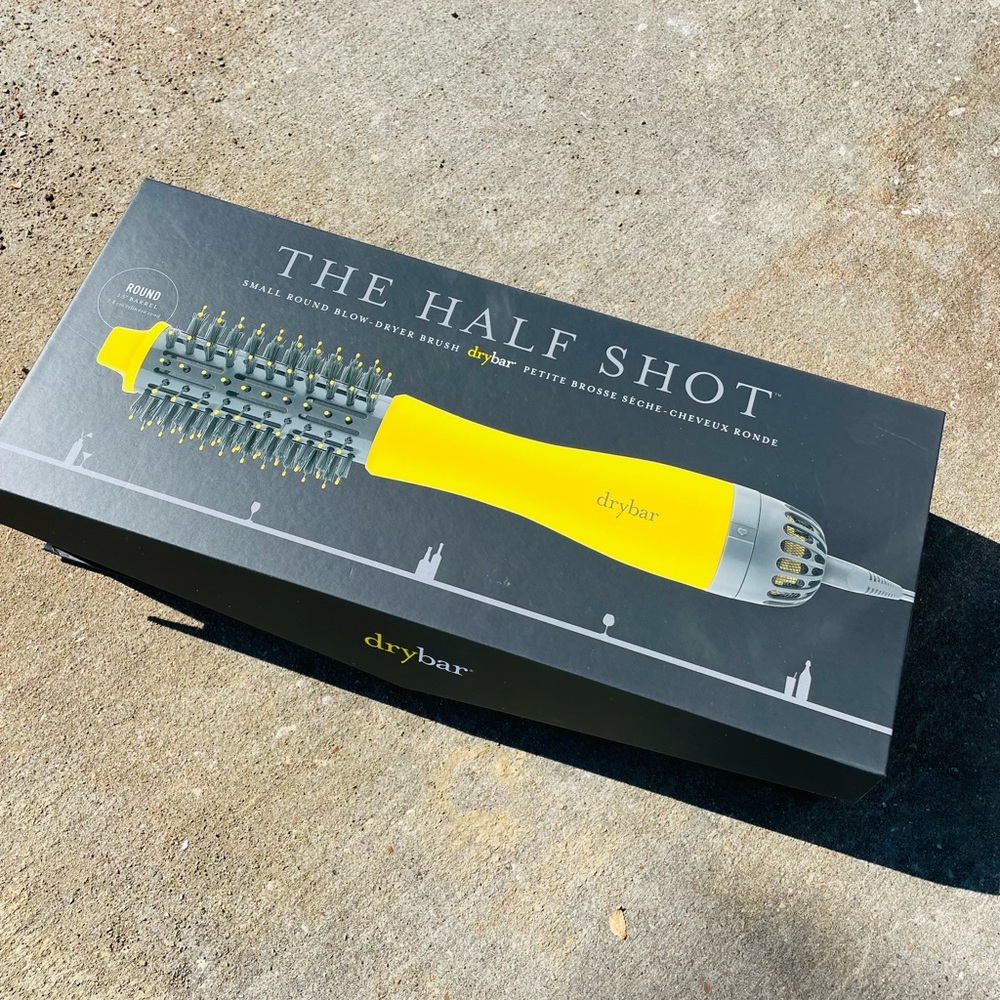 Brand new. The drybar The half shot